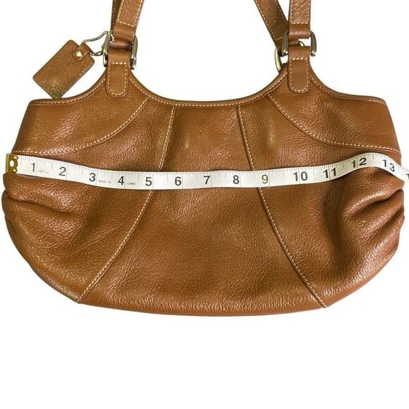 Etienne Aigner Brown Leather Women’s Equestrian Style Handbag Purse - Picture 8 of 12